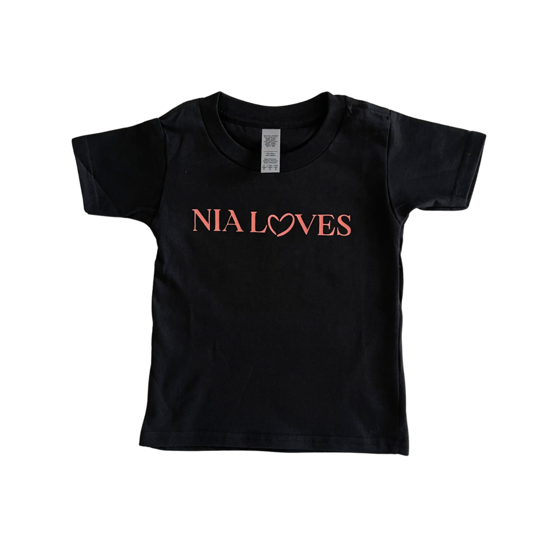 Nia Loves Toddler Short Sleeve T Shirt