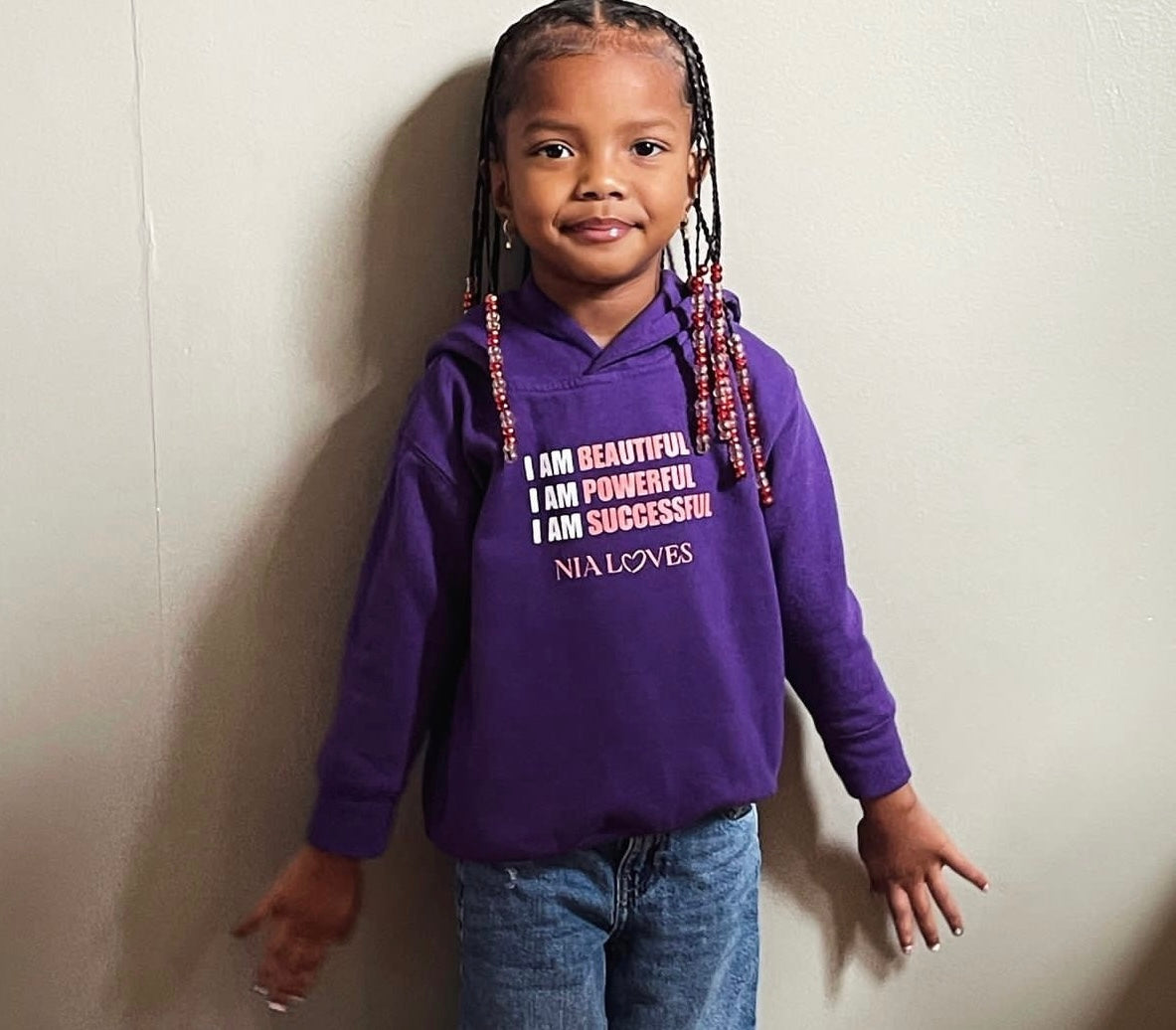 NIA LOVES TODDLER EMPOWERMENT HOODIE
