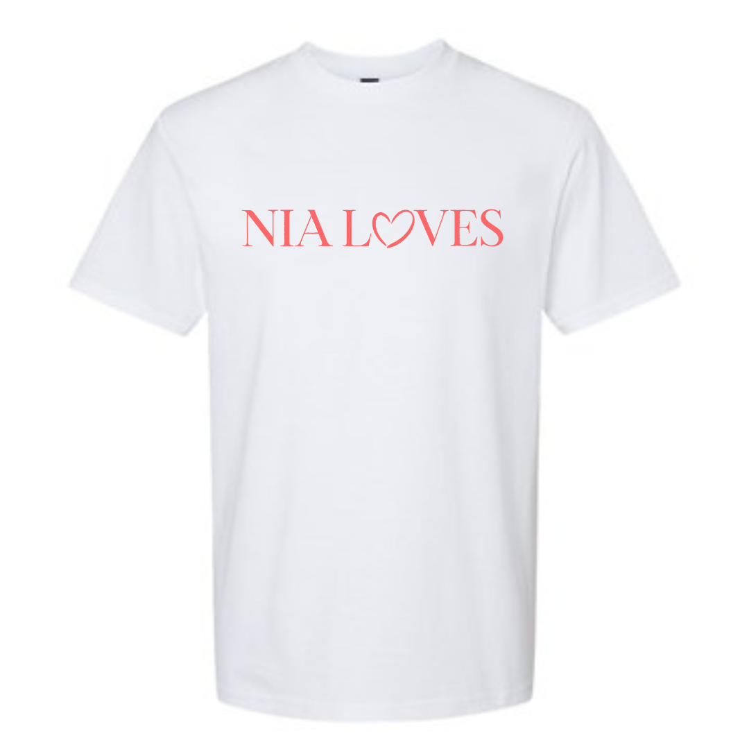 Nia Loves Adult Signature Logo T Shirt