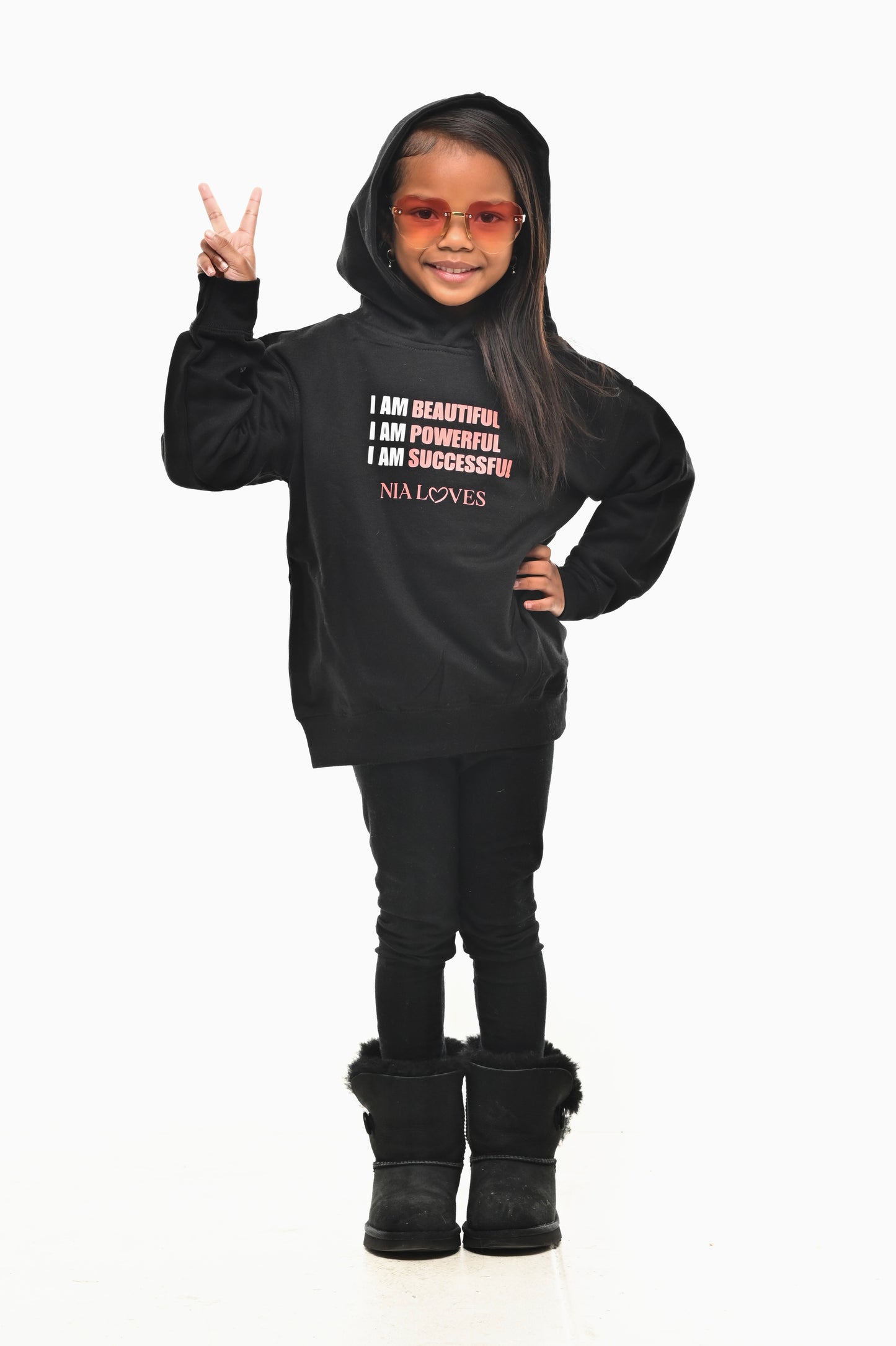 NIA LOVES TODDLER EMPOWERMENT HOODIE