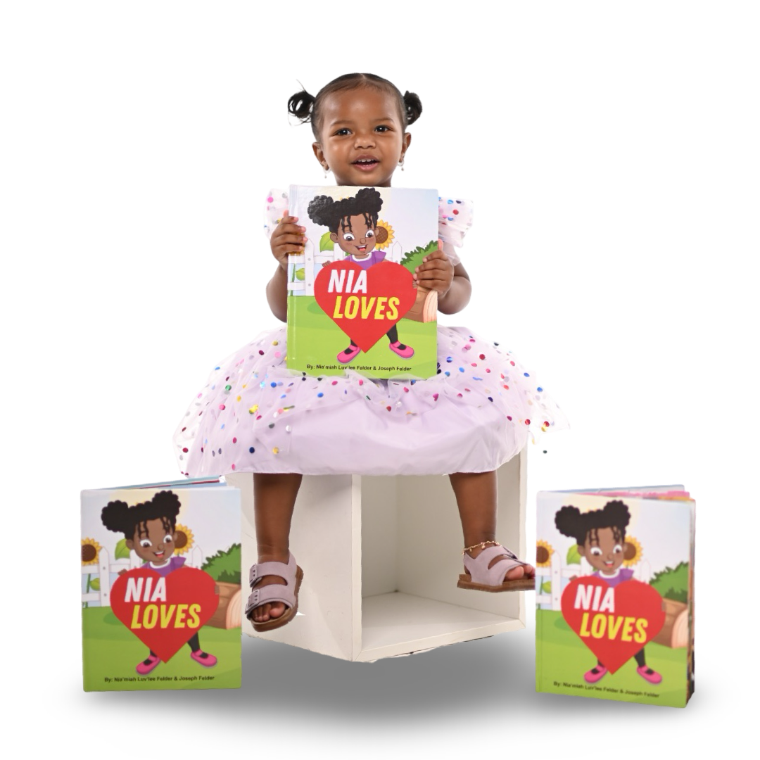 Official Nia Loves Childrens Book Hardback Copy
