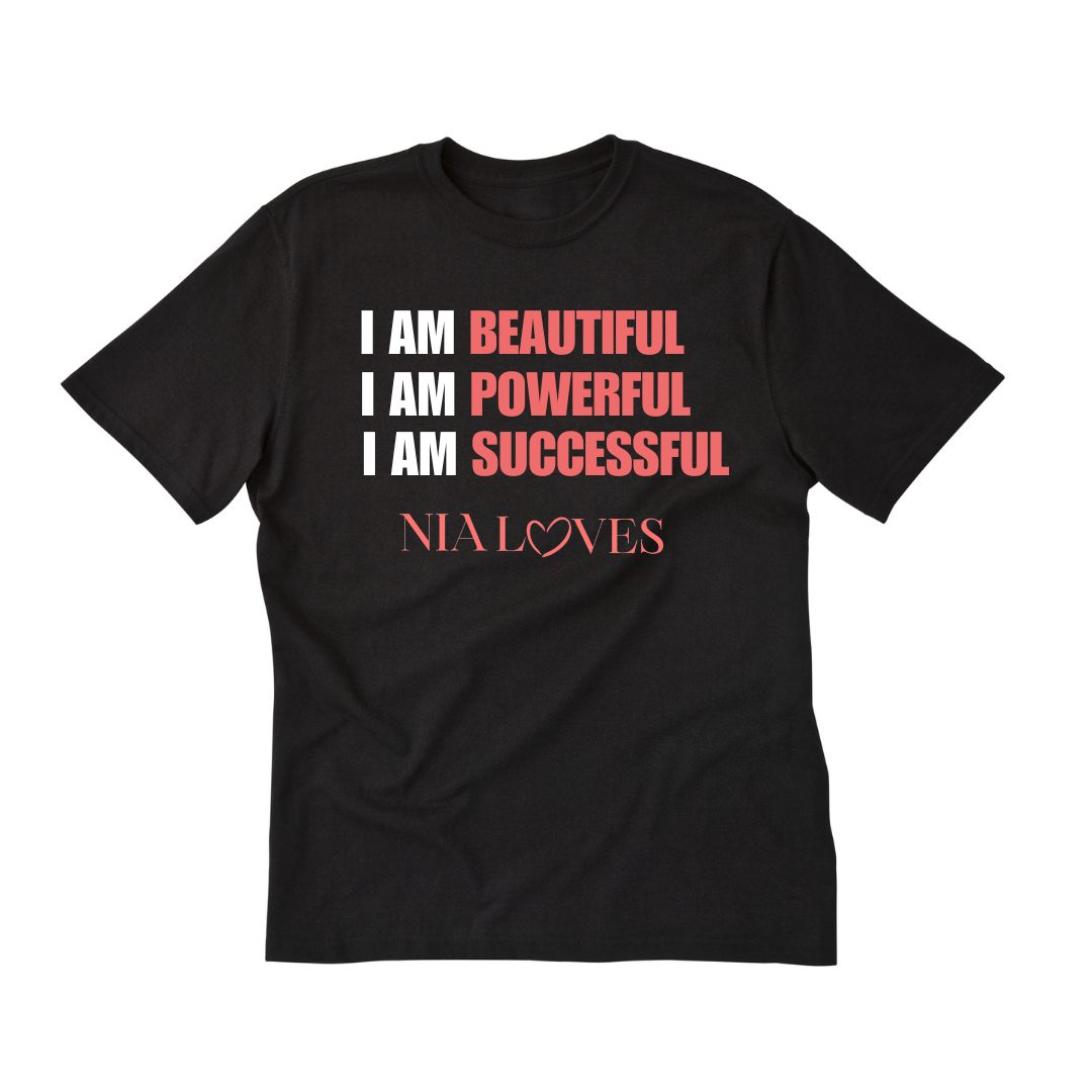 NIA LOVES YOUTH EMPOWERMENT TEES
