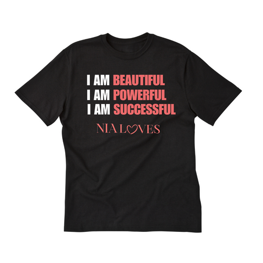 NIA LOVES YOUTH EMPOWERMENT TEES