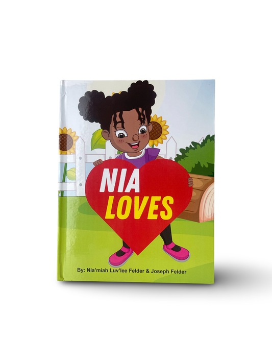 Official Nia Loves Childrens Book Hardback Copy