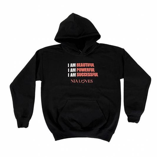 NIA LOVES YOUTH EMPOWERMENT HOODIE
