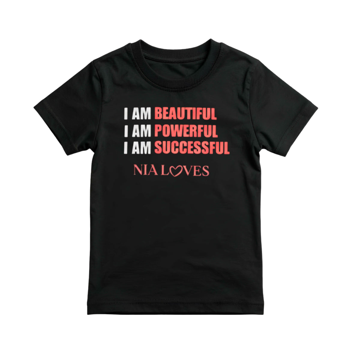 NIA LOVES YOUTH EMPOWERMENT TEES