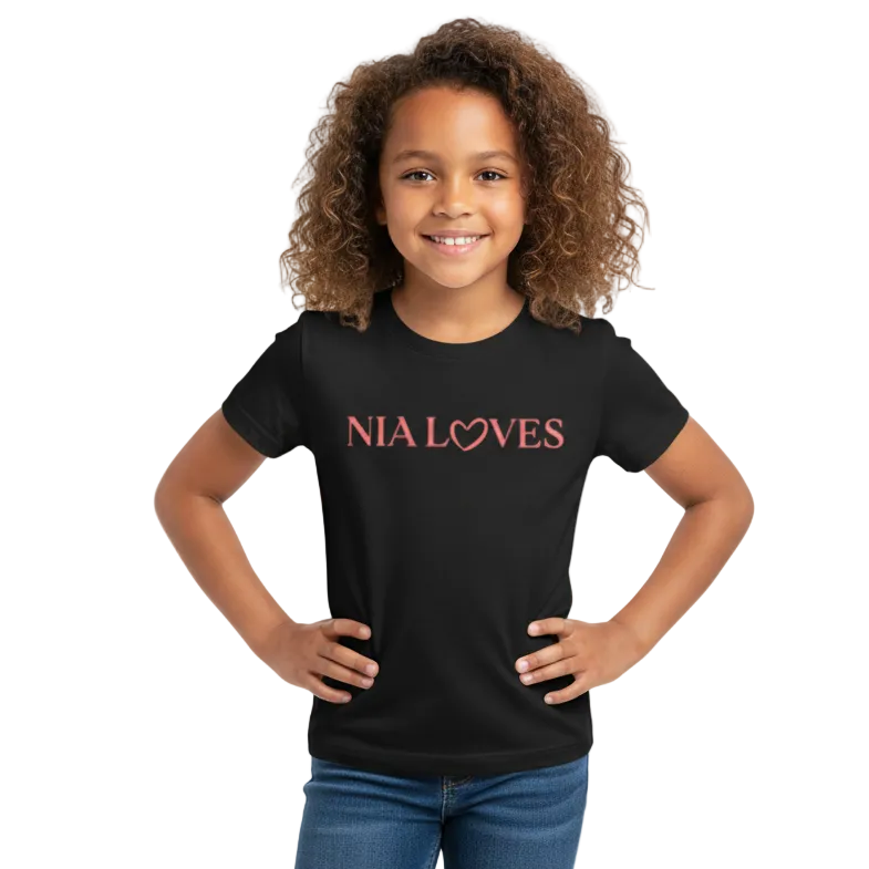 Nia Loves Youth Short Sleeve T Shirt