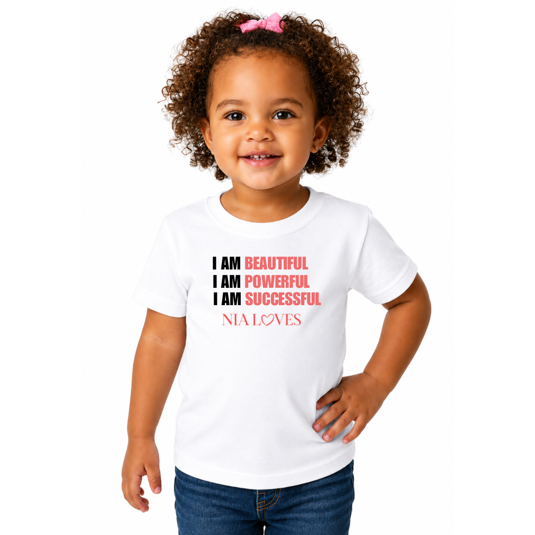 NIA LOVES TODDLER EMPOWERMENT TEES