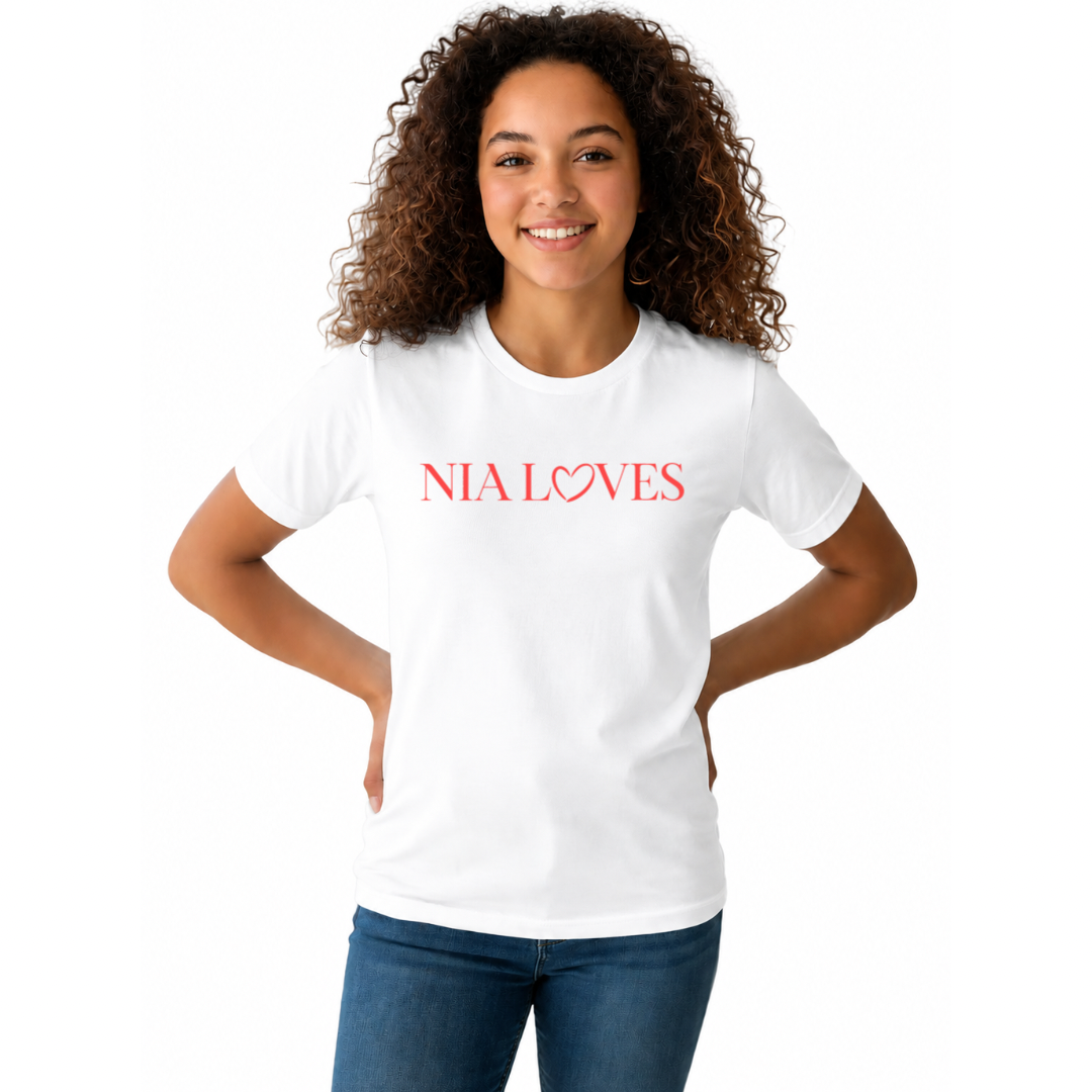 Nia Loves Youth Short Sleeve T Shirt