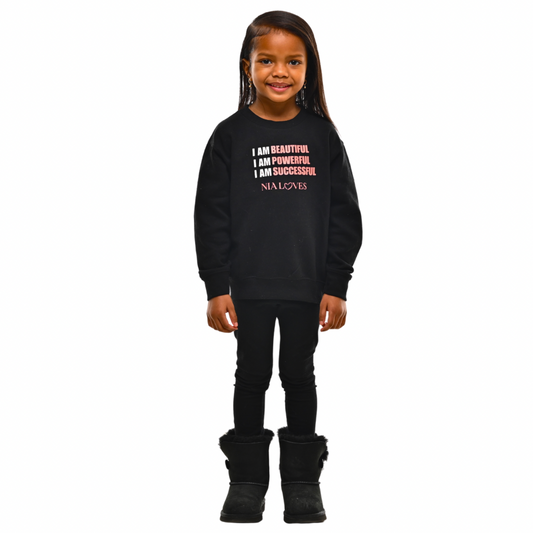 NIA LOVES TODDLER EMPOWERMENT SWEATER